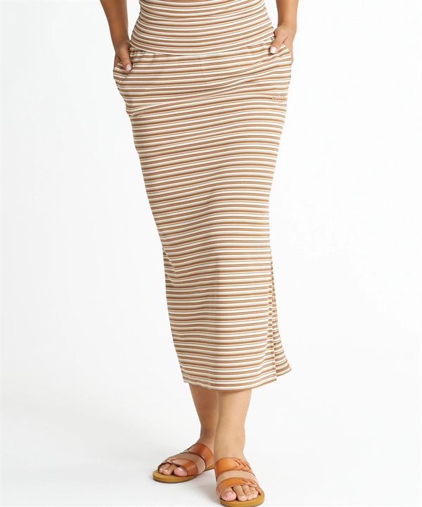 BILLABONG ビラボン スカート レディース 速乾 UVカット 耐塩素 セットアップ対応 DRY RIB LONG SKIRT BG01C601