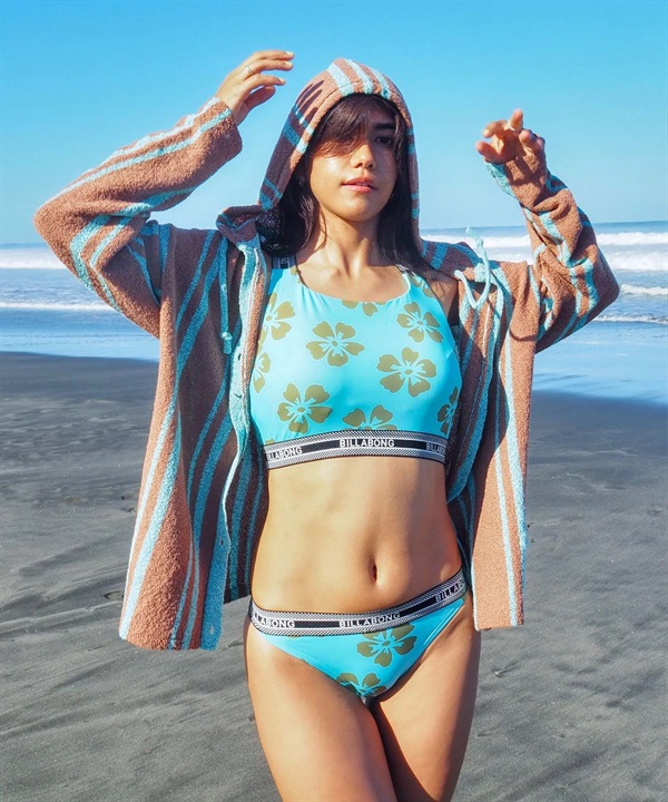 BILLABONG ビラボン 水着 ビキニ レディース 花柄 ロゴ HIGH NECK SURF CAPSULE BG013800