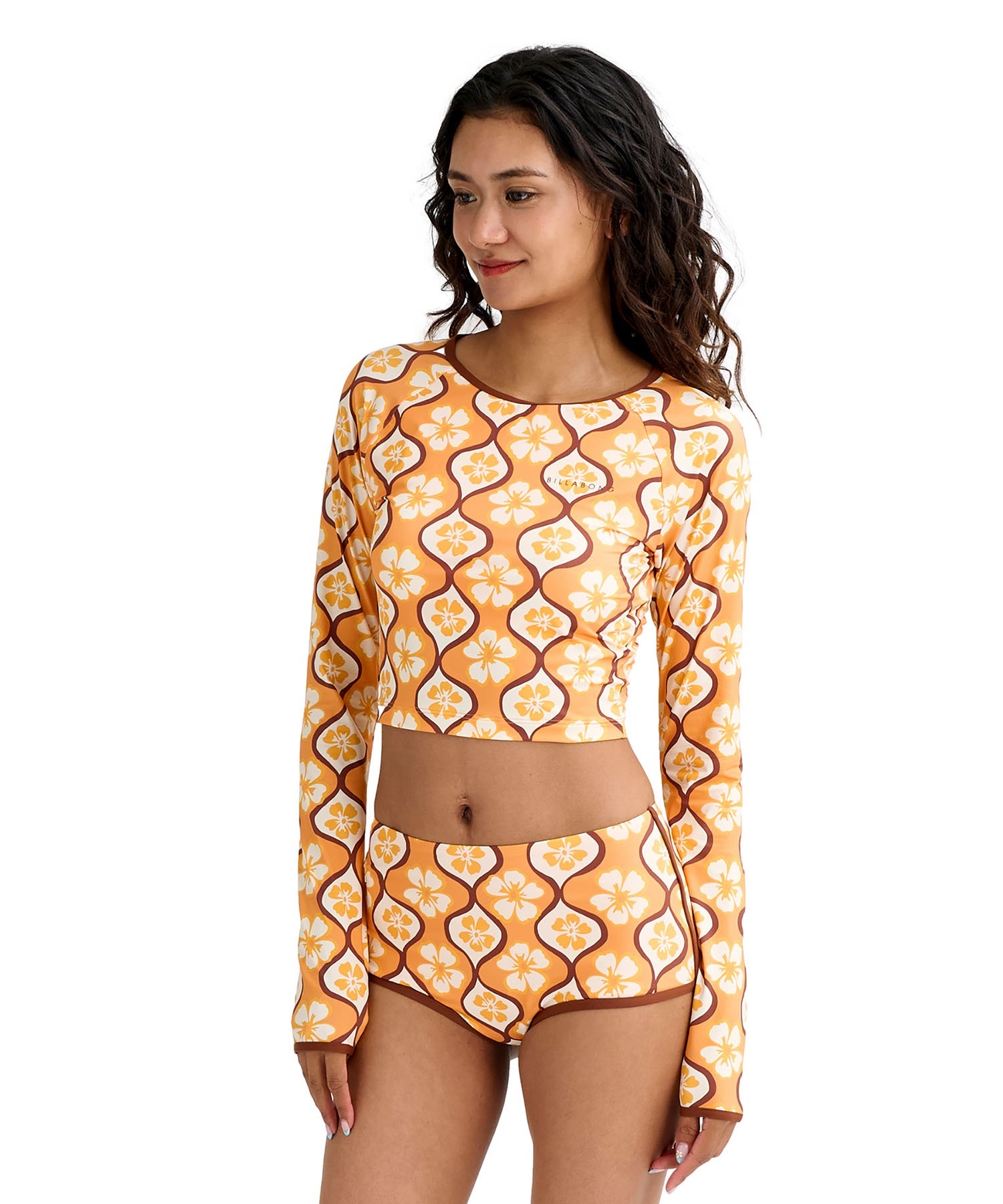 BILLABONG ビラボン 水着 セット レディース 長袖 ラッシュガード