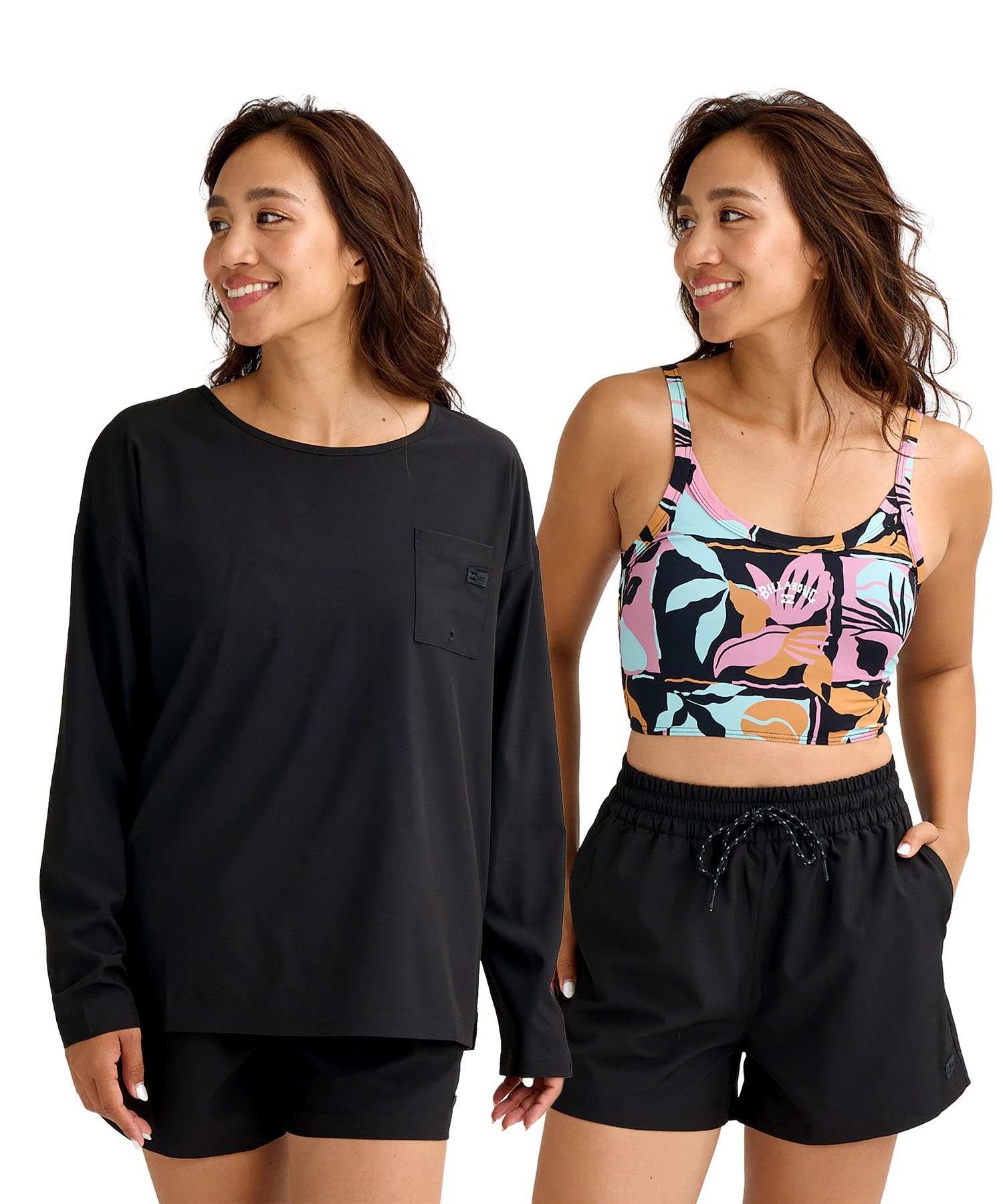 BILLABONG ビラボン 水着 3点セット ビキニ レディース 長袖ラッシュ