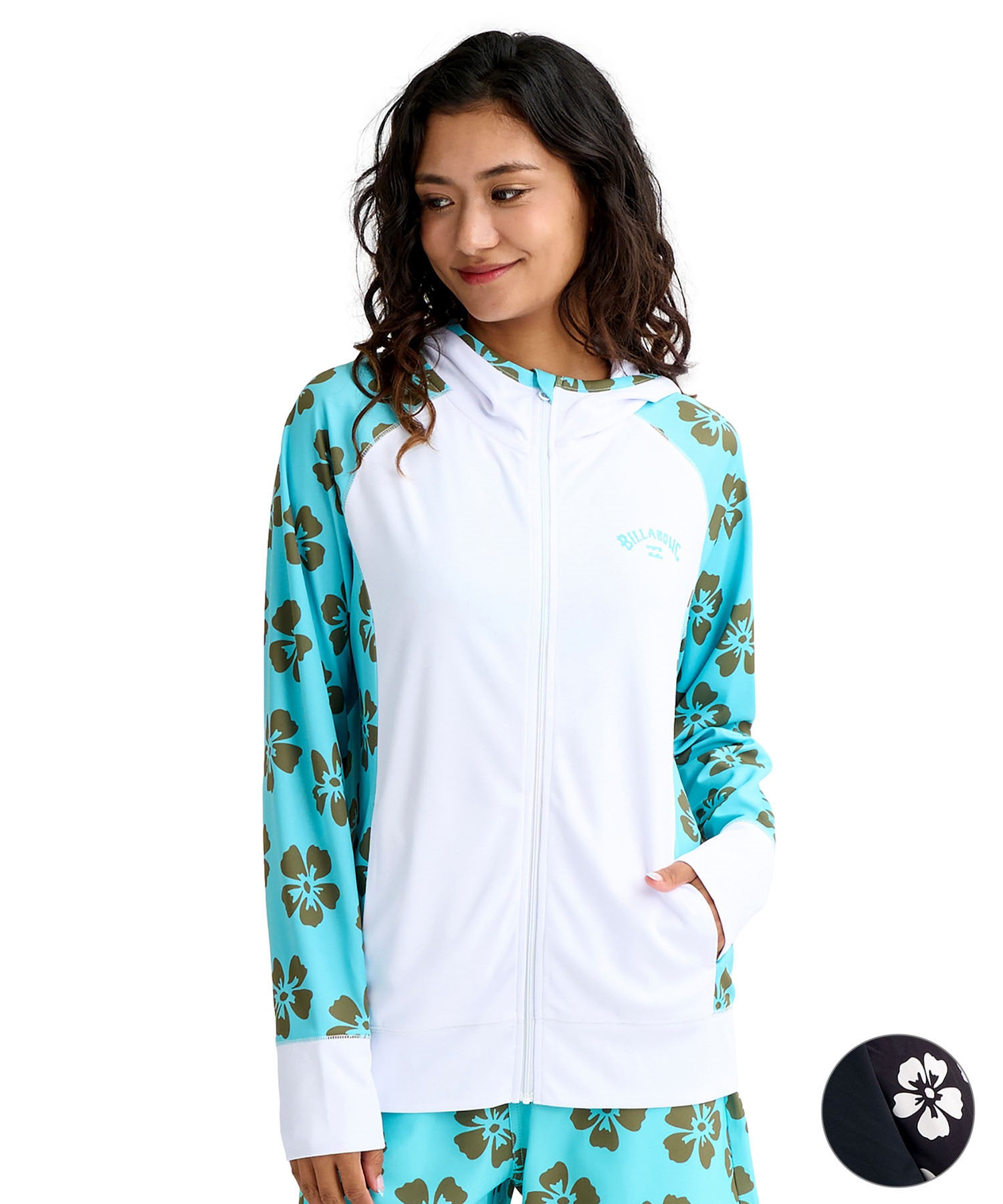 BILLABONG ビラボン 水着 ラッシュガード ジップアップ パーカー