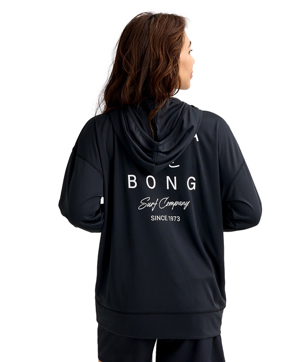 BILLABONG ビラボン 水着 ラッシュガード ジップアップ パーカー レディース HOODED LOGO LOOSE RG BG013852