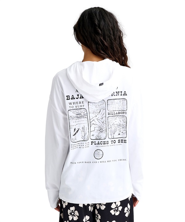 BILLABONG ビラボン 水着 ラッシュガード ジップアップ パーカー レディース MORFY GRAPHIC PRINT RG BG013854