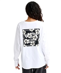 BILLABONG ビラボン 水着 ラッシュガード 長袖 Tシャツ ロンT レディース 水陸両用 MORFY SQUARE LOGO RG BG013857(BPB-M)