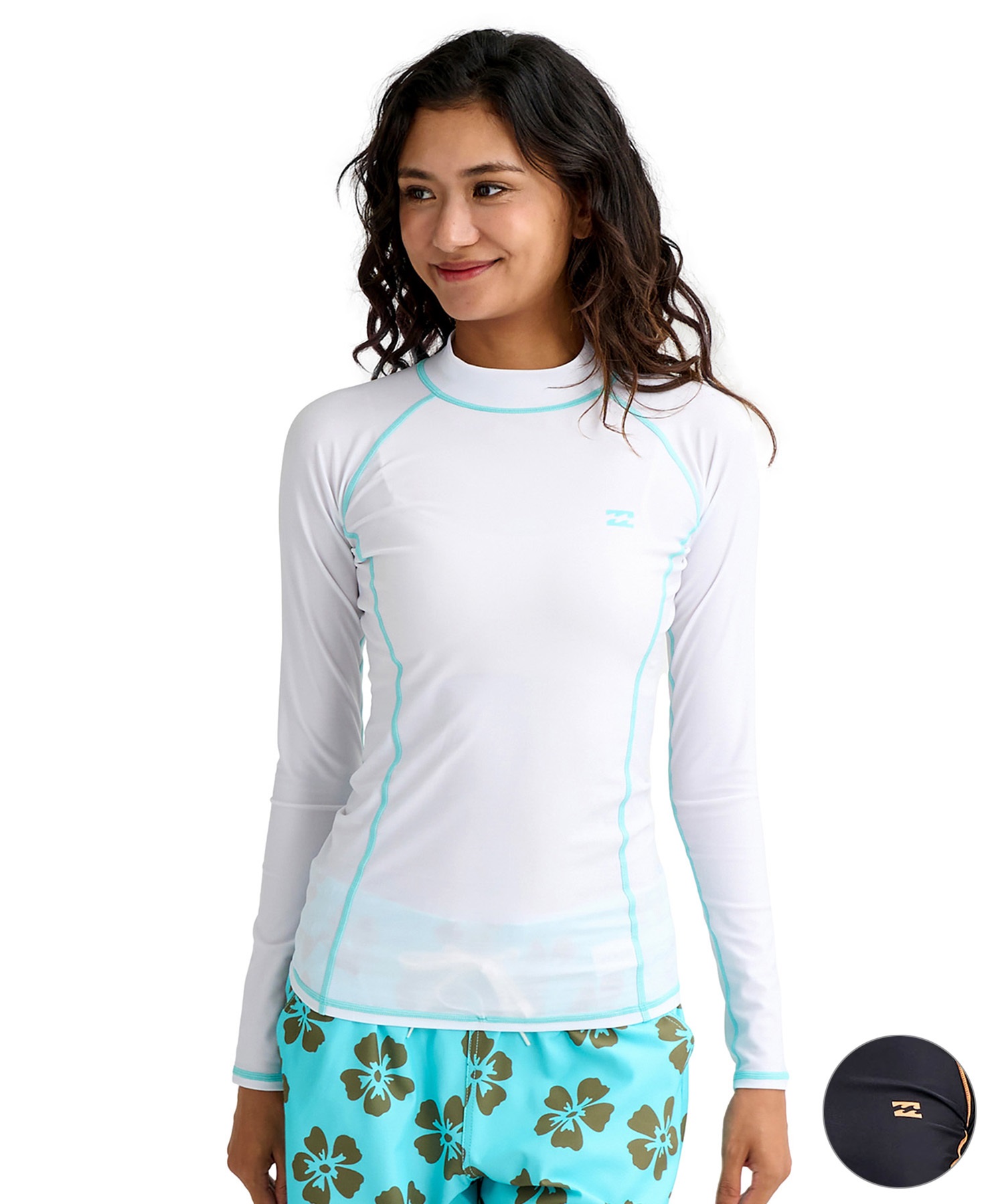 BILLABONG ビラボン 水着 ラッシュガード 長袖 レディース ポケット