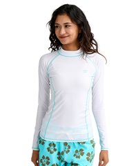 ビラボンスイムウェアM BILLABONG ビラボン 水着 ラッシュガード 長袖 レディース ポケット