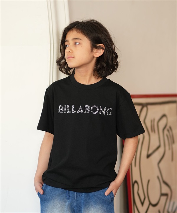 BILLABONG ビラボン 半袖 Tシャツ キッズ ジュニア 子供 ロゴ バックプリント BG015200