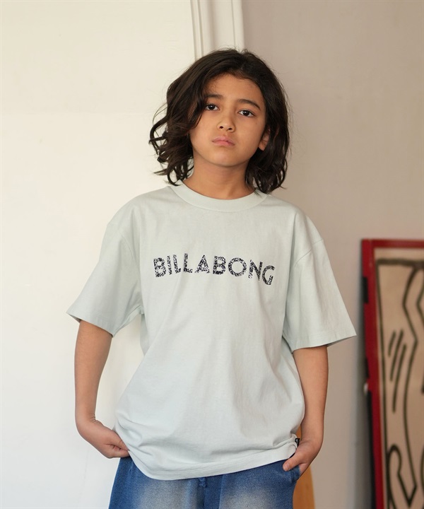 BILLABONG ビラボン 半袖 Tシャツ キッズ ジュニア 子供 ロゴ バックプリント BG015200