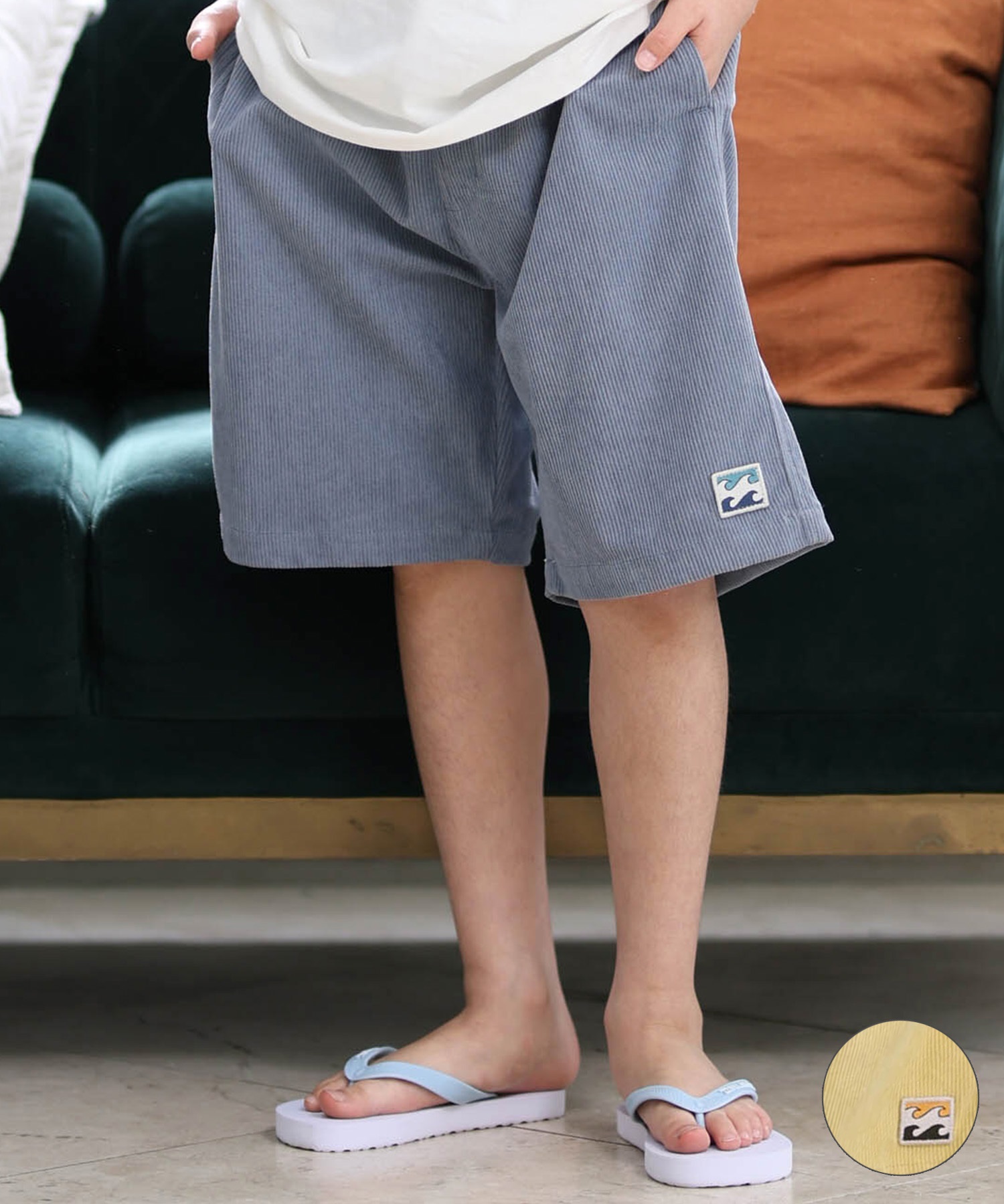 BILLABONGビラボン ハーフパンツ ショートパンツ キッズ ジュニア 子供 ウォークショーツ コーデュロイ UVカット 水陸両用 BG015650(WBL-140cm)