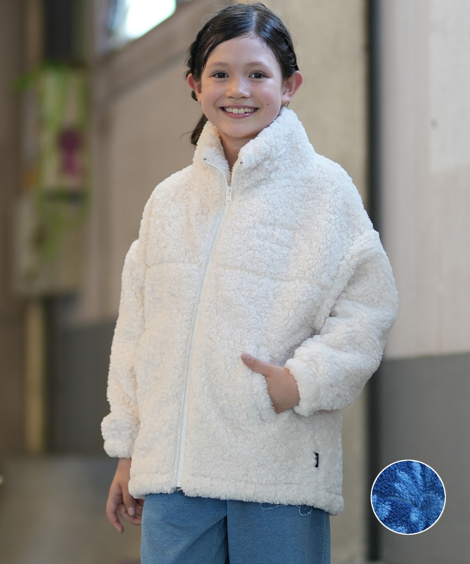 BILLABONG ビラボン ジャケット キッズ 子供 ボア 刺繍 GIRLS FUR BOA