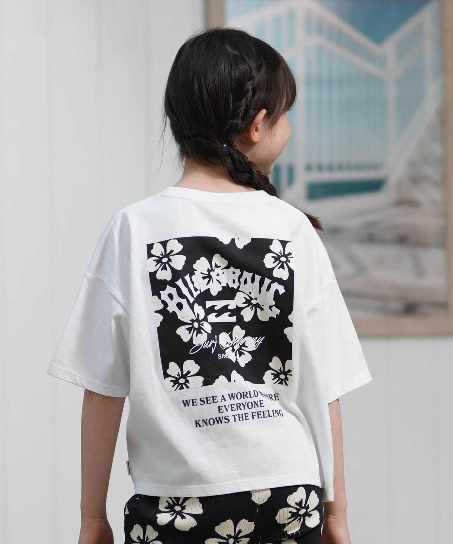BILLABONG ビラボン 半袖 Tシャツ キッズ ジュニア 子供 バック