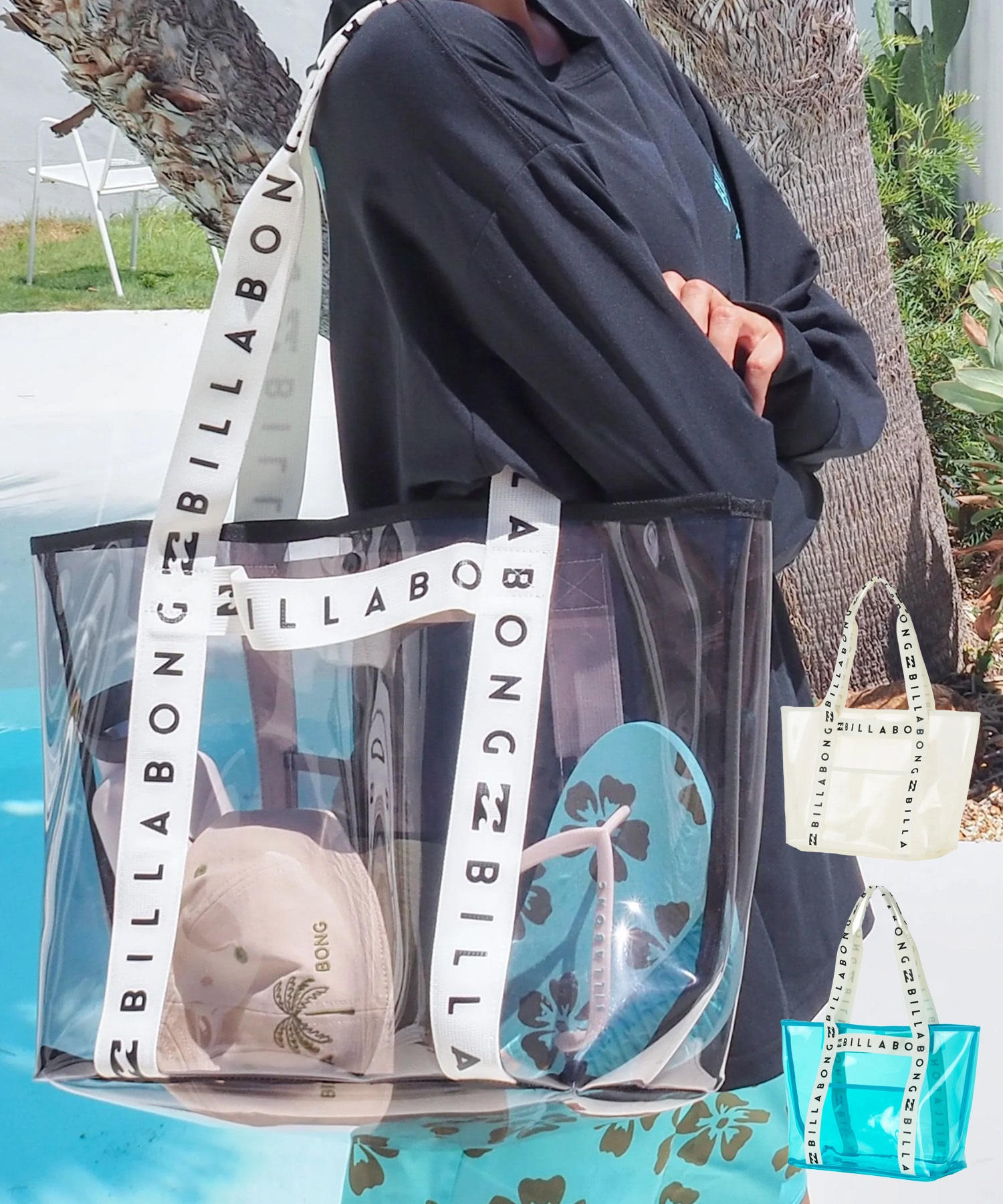 BILLABONG ビラボン トートバッグ BEACH PVC SHOULDER BAG BG013933 