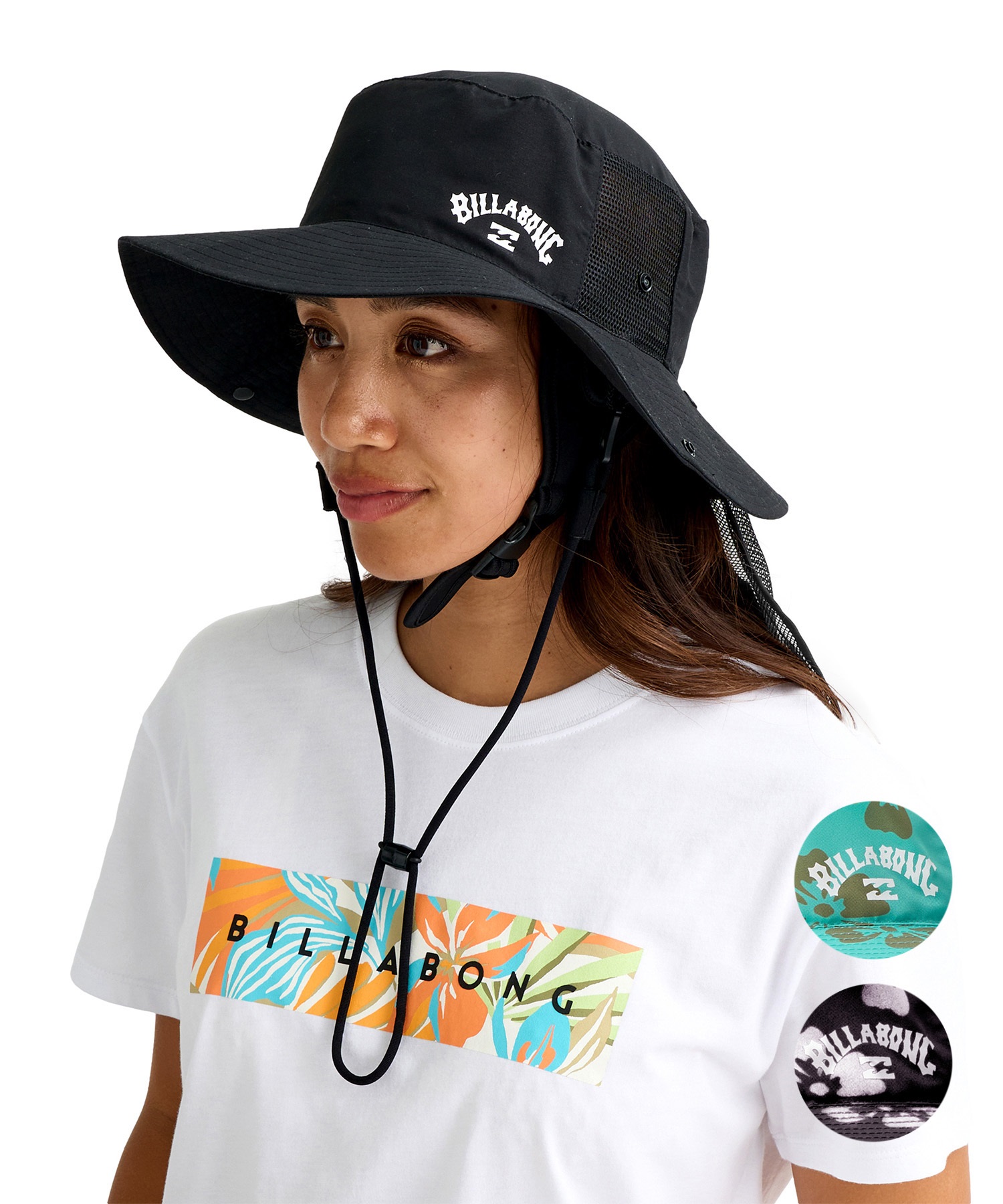 BILLABONG ビラボン ハット メンズ レディース メッシュ SURFHAT PRINT BG013917(BPB-FREE)