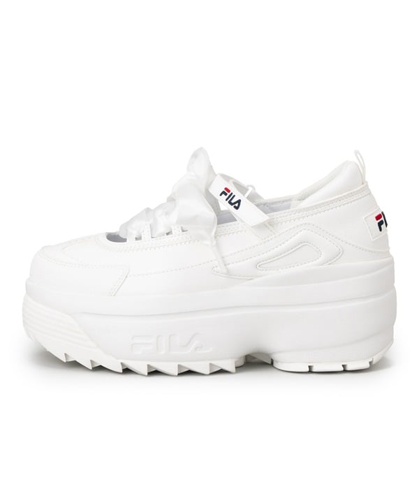 FILA フィラ スニーカー レディース 厚底 メリージェーン DISRUPTOR WEDGE BALLET ディスラプター ウェッジ バレエ FM0101978100