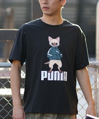 PUMA プーマ 半袖 Tシャツ メンズ モンスターハンターワイルズ コラボレーション 636486(51-M)