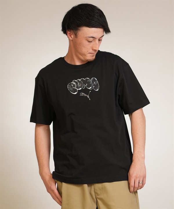 PUMA プーマ 半袖 Tシャツ メンズ ESS ELEVATED ウーブンショート P 636798
