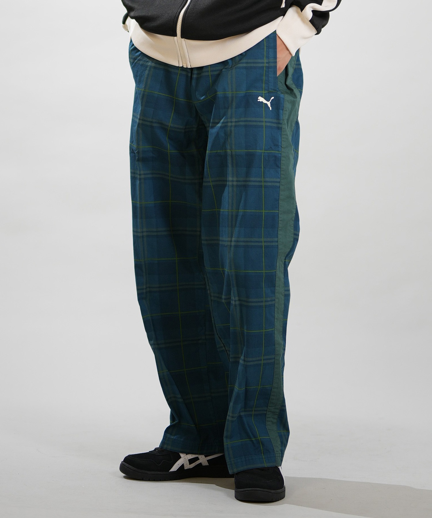 PUMA プーマ ジャージ トラックパンツ メンズ チェック T7 WOVEN TRACK PUMA プーマ ジャージ トラックパンツ メンズ チェック T7 WOVEN TRACK