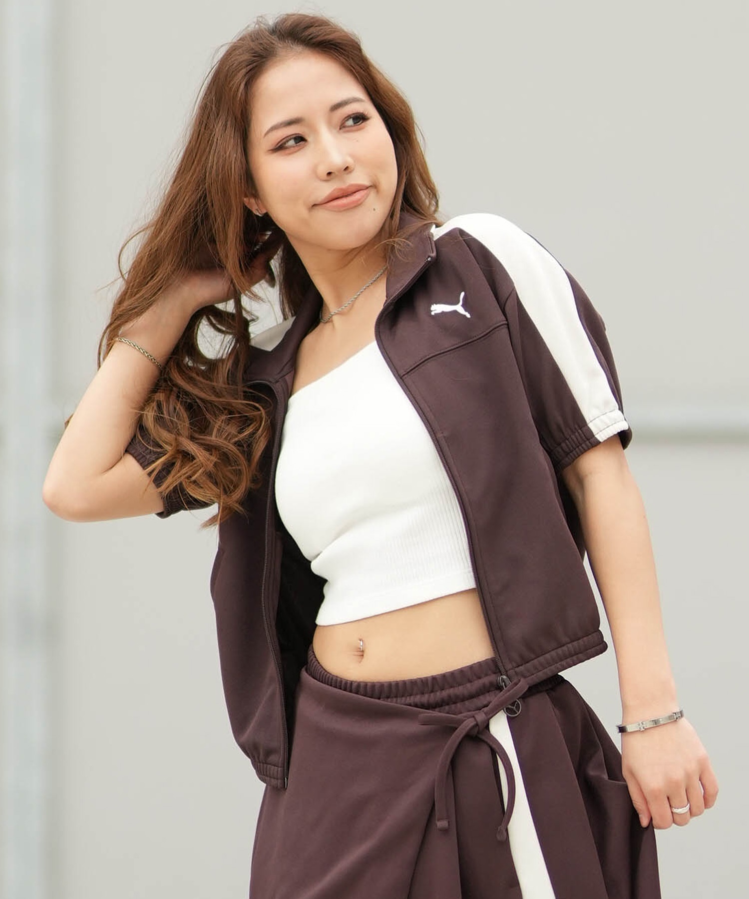 PUMA プーマ ジャージ トラックジャケット レディース T7 ショート