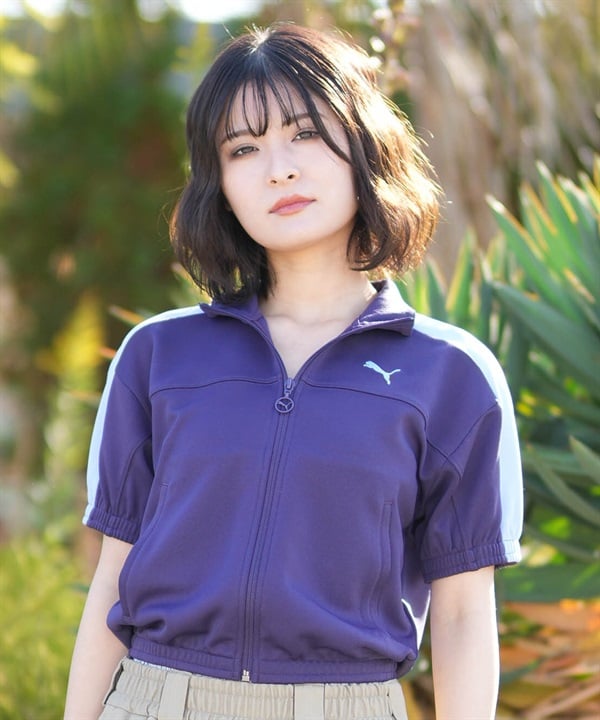 PUMA プーマ ジャージ トラックジャケット レディース T7 ショートスリーブ JKT FZ 636871