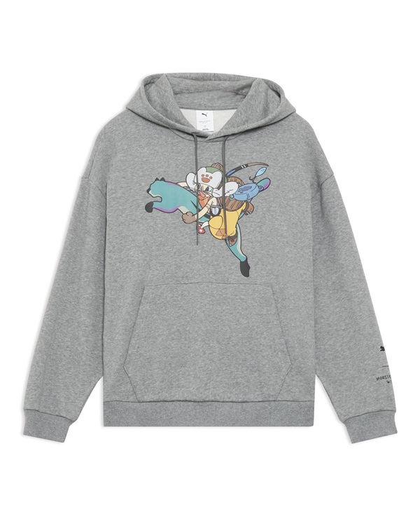 PUMA プーマ プルオーバー パーカー メンズ モンスターハンターワイルズ コラボレーション 637017