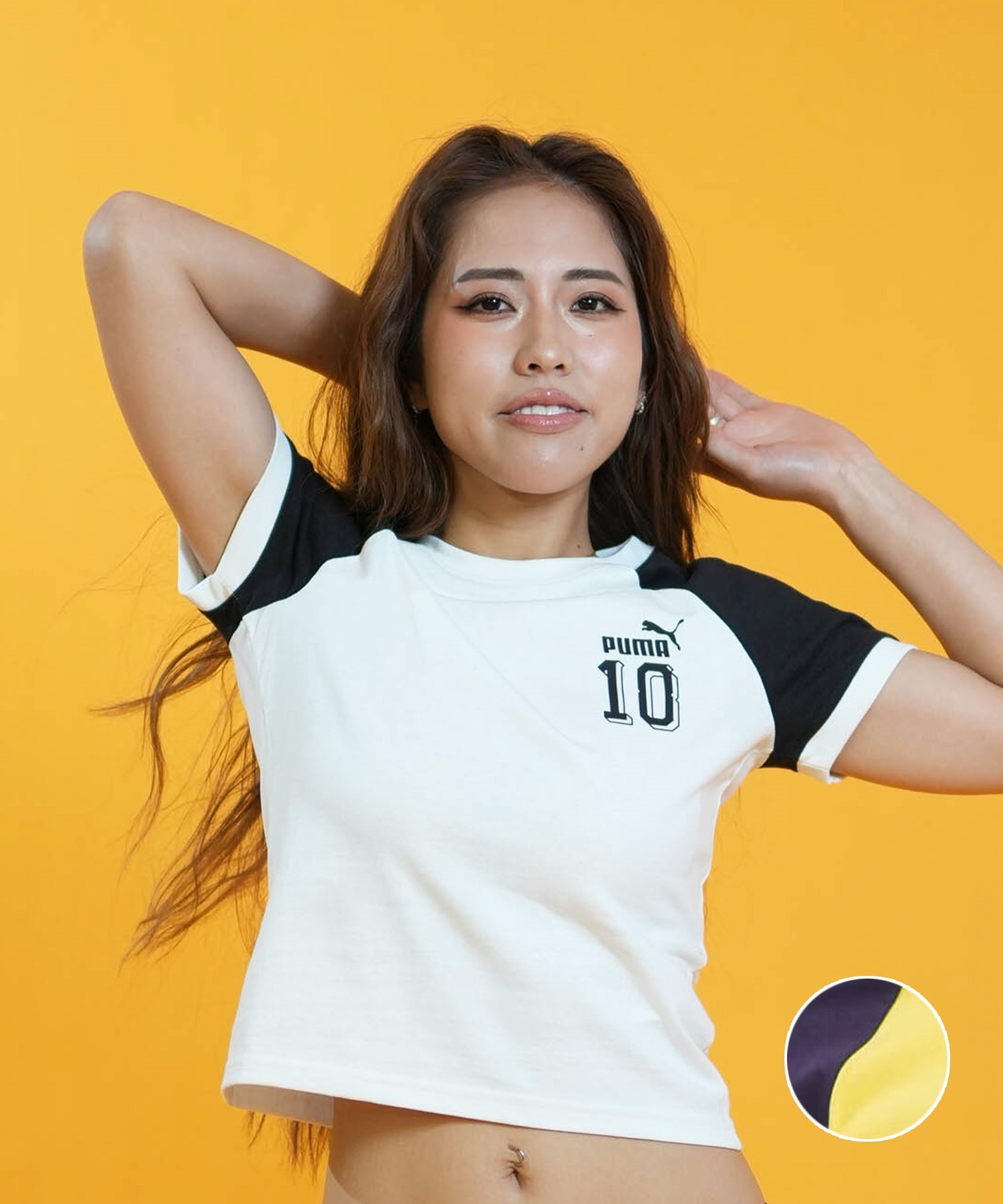 PUMA プーマ 半袖 Tシャツ レディース クロップド丈 ショート丈 FUTURE