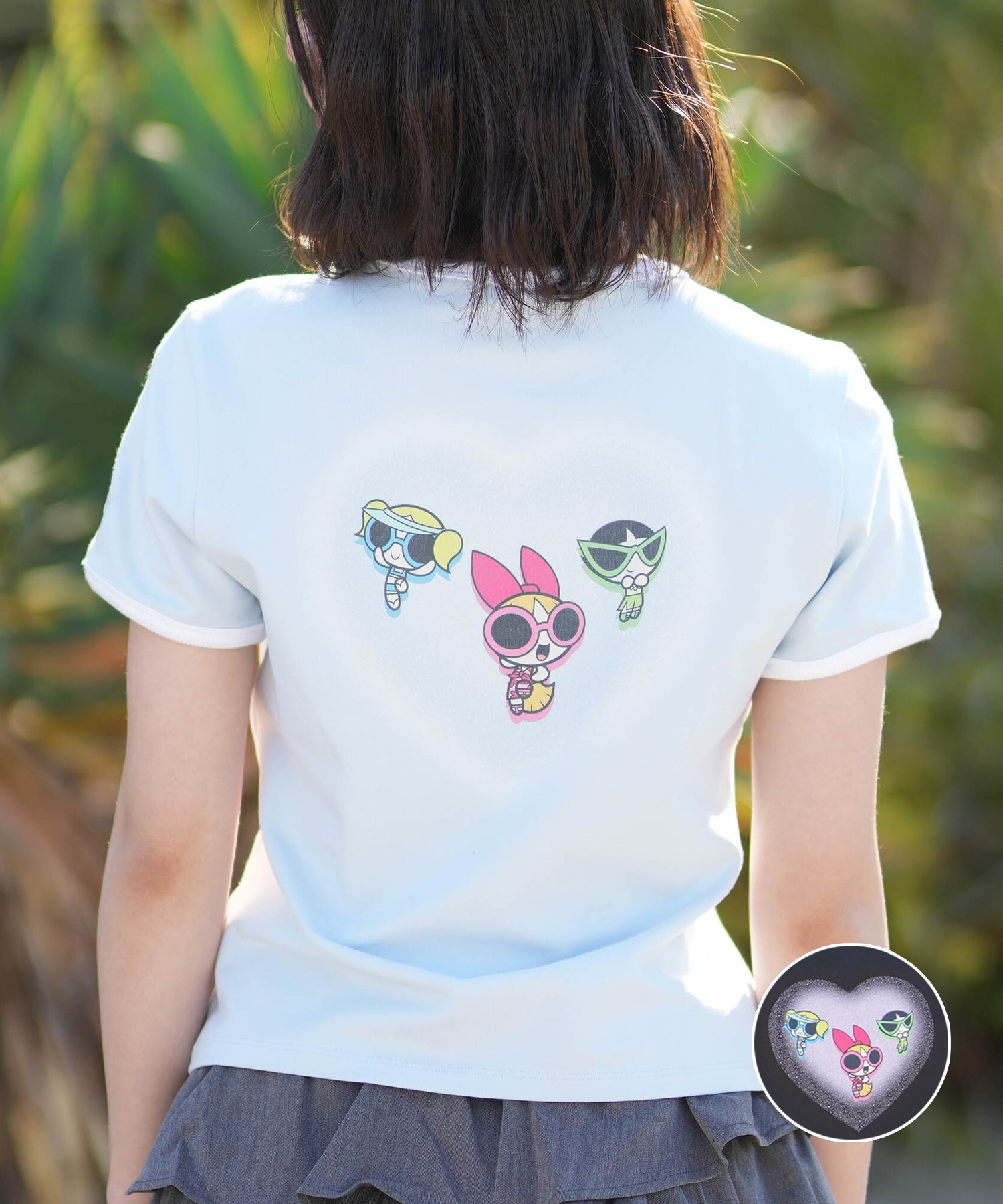 PUMA プーマ 半袖 Tシャツ レディース パワーパフガールズ コラボ PPG 