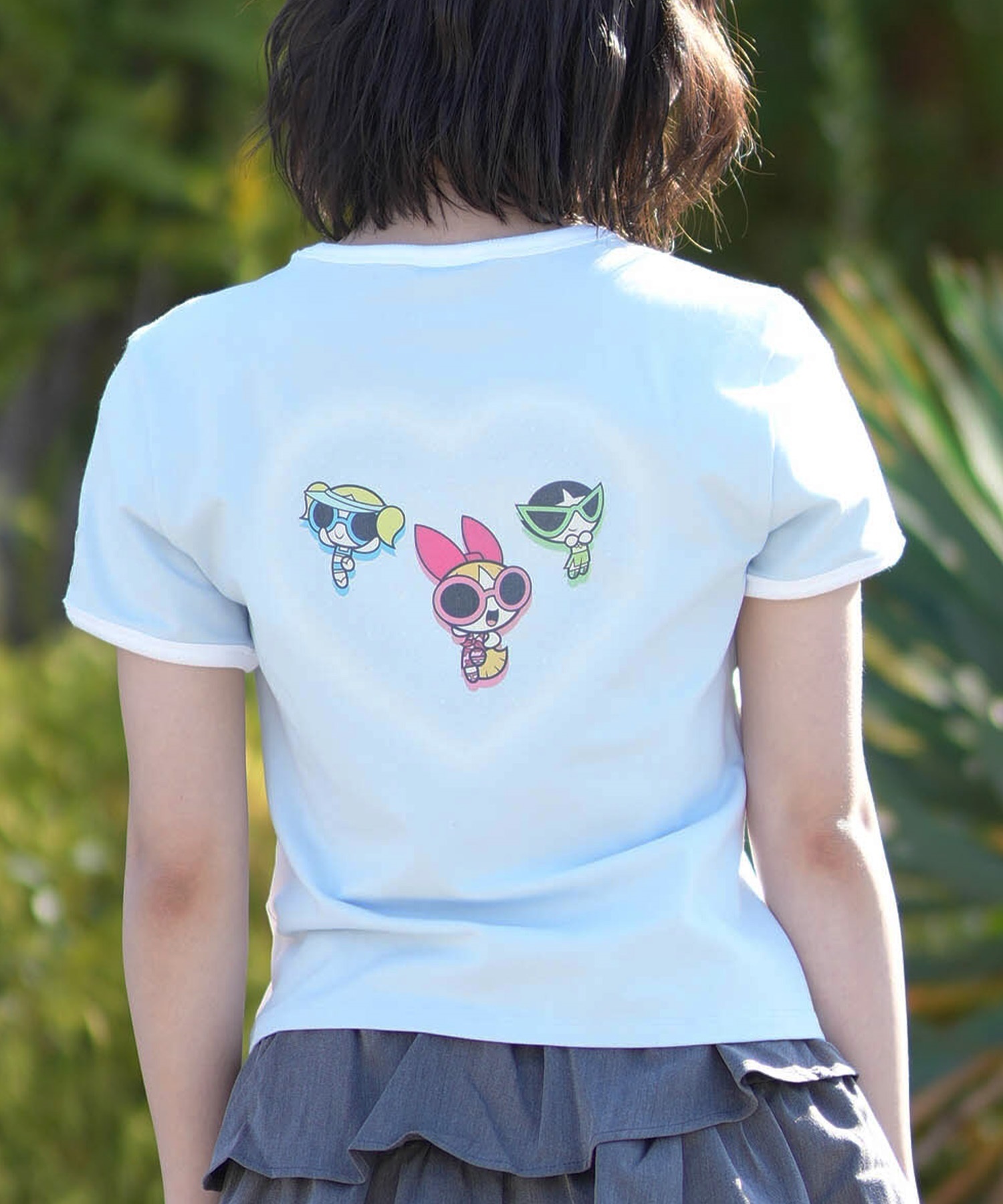 PUMA プーマ 半袖 Tシャツ レディース パワーパフガールズ コラボ PPG