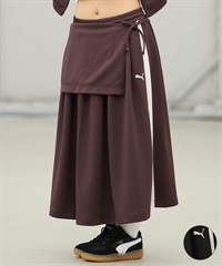 新品プーマ　EXCELLENT シャツ　バックルスカート PUMA プーマ スカート レディース T7 ミディ プリーツ 636872 スカート