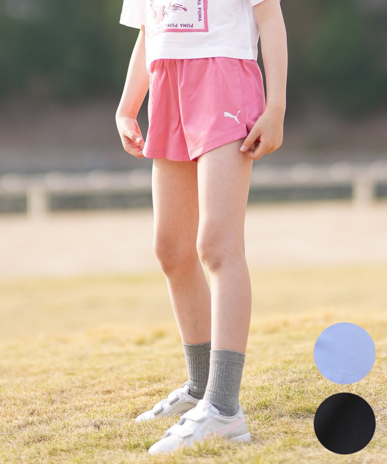 PUMA プーマ ハーフパンツ ショートパンツ キッズ ジュニア 子供 TAD