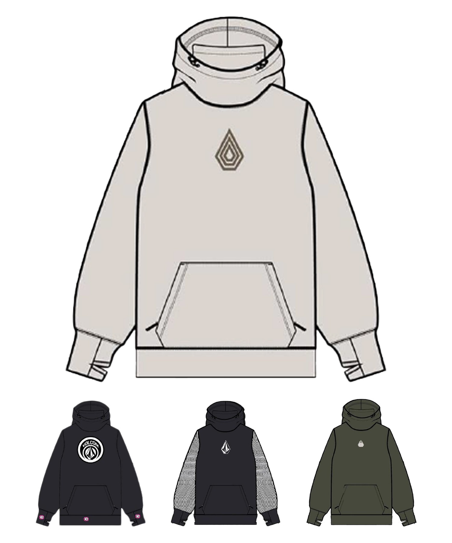 VOLCOM ボルコム ハイドロ ライディングフーディー HYDRO RIDING