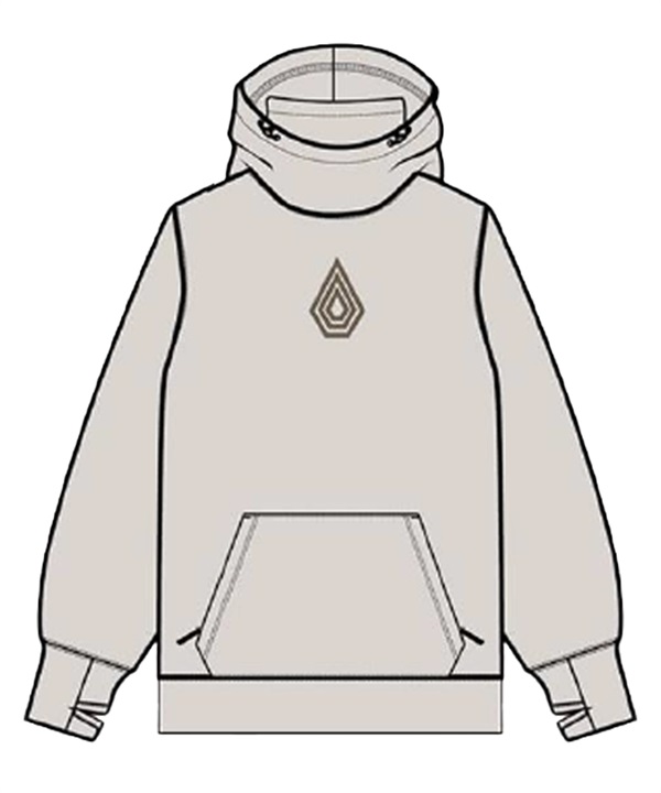 VOLCOM ボルコム ハイドロ ライディングフーディー HYDRO RIDING HOODIE スノーボード ウェア インナー メンズ 26-27 早期購入 店頭受取対象外