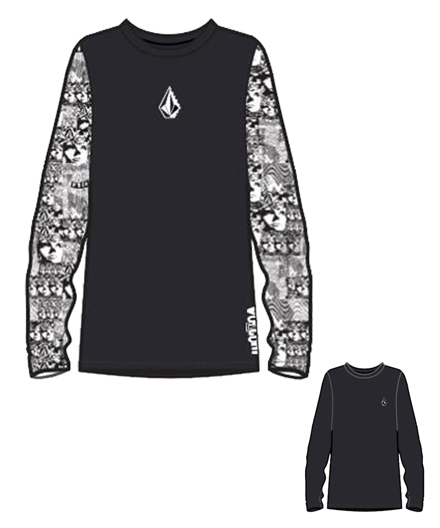 VOLCOM ボルコム エム ブイサイエンスクルー M V-SCIENCE CREW