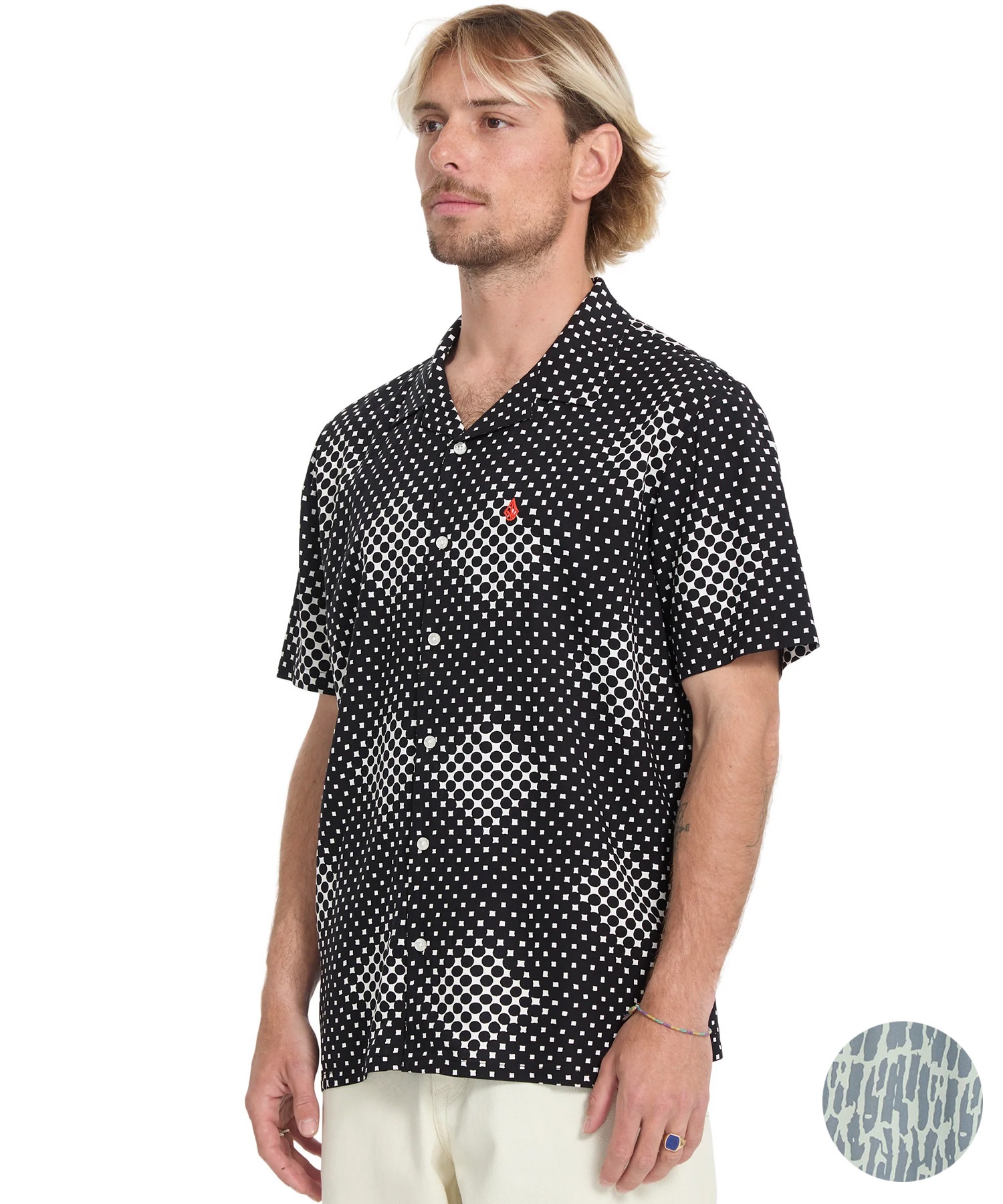 VOLCOM ボルコム 半袖 シャツ メンズ BOLDSTONE SS V_A0412514(NBK-M)