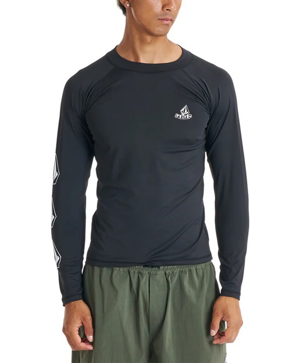 VOLCOM ボルコム 水着 ラッシュガード 長袖 Tシャツ ロンT メンズ UVカット PISTOL STONE LS RASH VLY261017