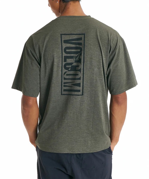 VOLCOM ボルコム 水着 ラッシュガード 半袖 Tシャツ メンズ 水陸両用 VERTICAL LOGO GRAPHIC VLY261016