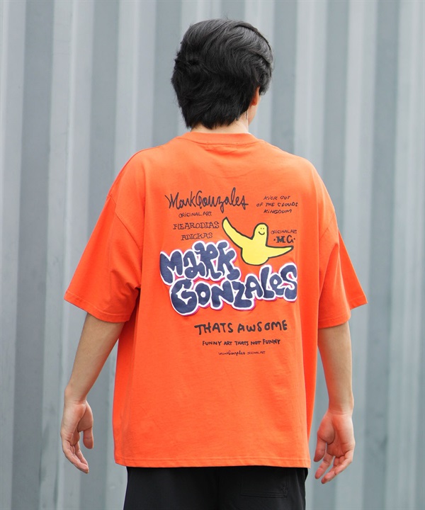 What it isNt ART BY MARK GONZALES マーク ゴンザレス 半袖 Tシャツ メンズ バックプリント MGT-26217MS