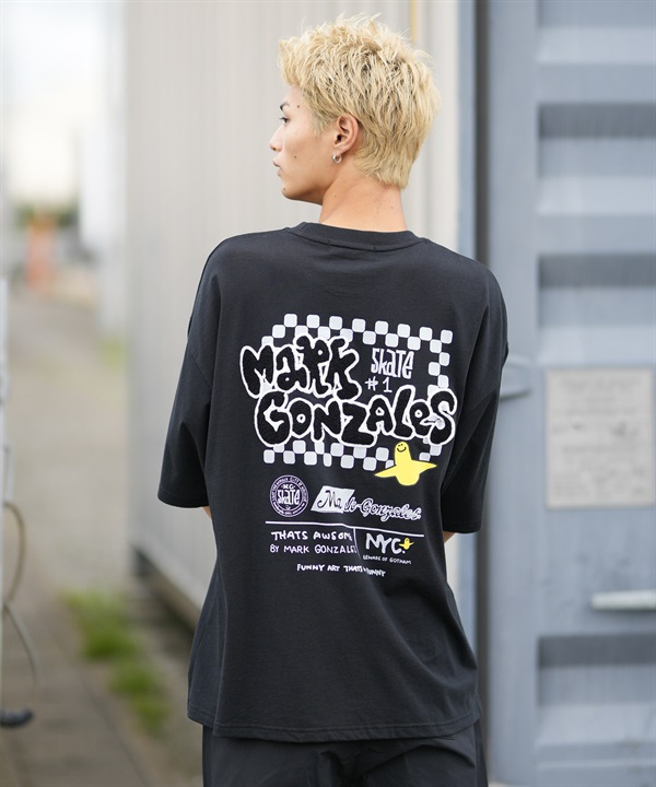What it isNt ART BY MARK GONZALES マーク ゴンザレス 半袖 Tシャツ メンズ バックプリント MGT-26218MS