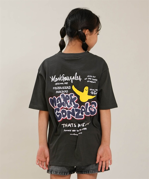 What it isNt ART BY MARKGONZALES ワット イット イズント マークゴンザレス 半袖 Tシャツ キッズ ジュニア 子供 発砲プリント MGT-26201