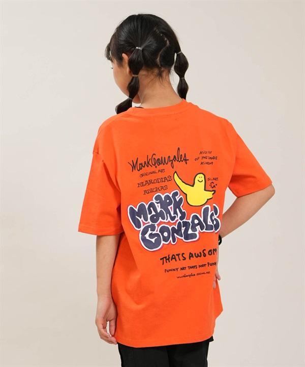 What it isNt ART BY MARKGONZALES ワット イット イズント マークゴンザレス 半袖 Tシャツ キッズ ジュニア 子供 発砲プリント MGT-26201