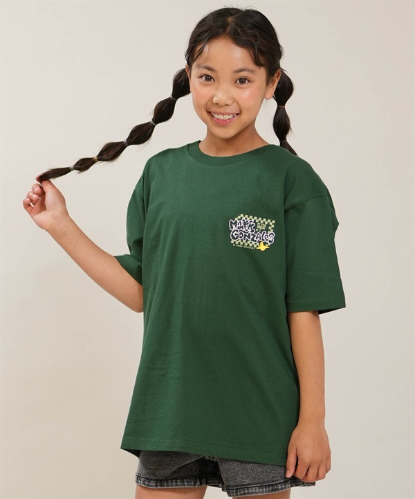 What it isNt ART BY MARKGONZALES ワット イット イズント マークゴンザレス 半袖 Tシャツ キッズ ジュニア 子供 サガラ刺しゅう MGT-26202