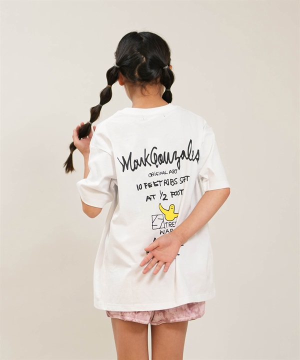 What it isNt ART BY MARKGONZALES ワット イット イズント マークゴンザレス 半袖 Tシャツ キッズ ジュニア 子供 バックプリント MGT-26203