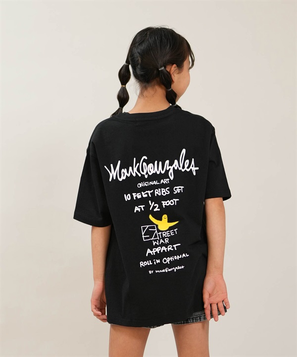 What it isNt ART BY MARKGONZALES ワット イット イズント マークゴンザレス 半袖 Tシャツ キッズ ジュニア 子供 バックプリント MGT-26203