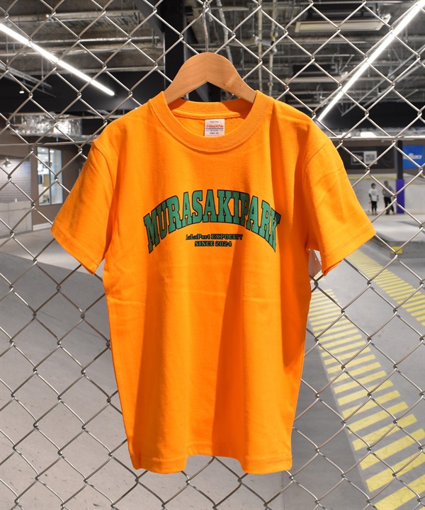 ららぽーとEXPOCITY店限定 キッズ ジュニア 子供 半袖 Tシャツ カレッジロゴ 26EXPO-1K ムラサキスポーツ限定