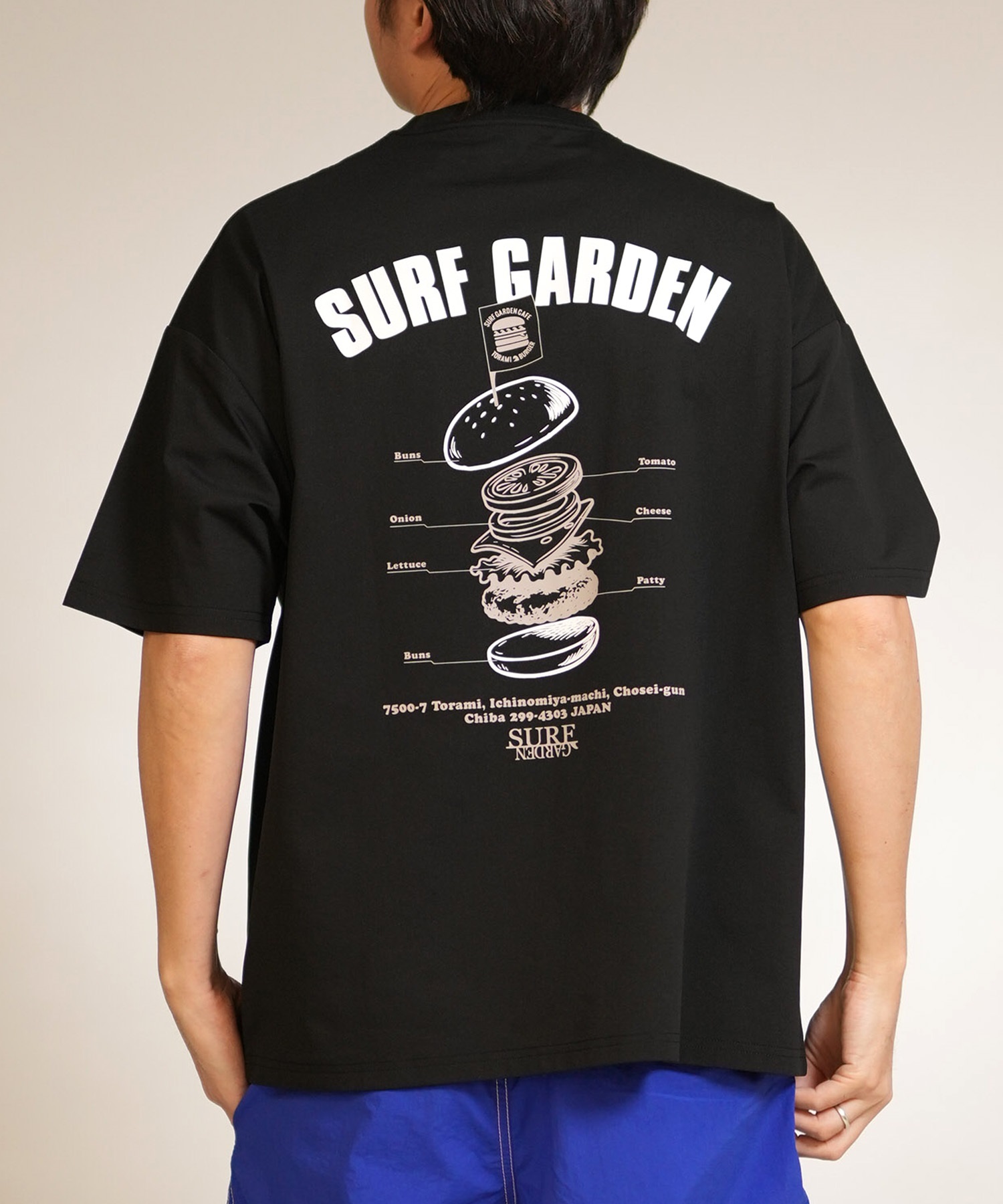 MURASAKI ムラサキ 半袖 Tシャツ メンズ バックプリント SG BURGER TEE
