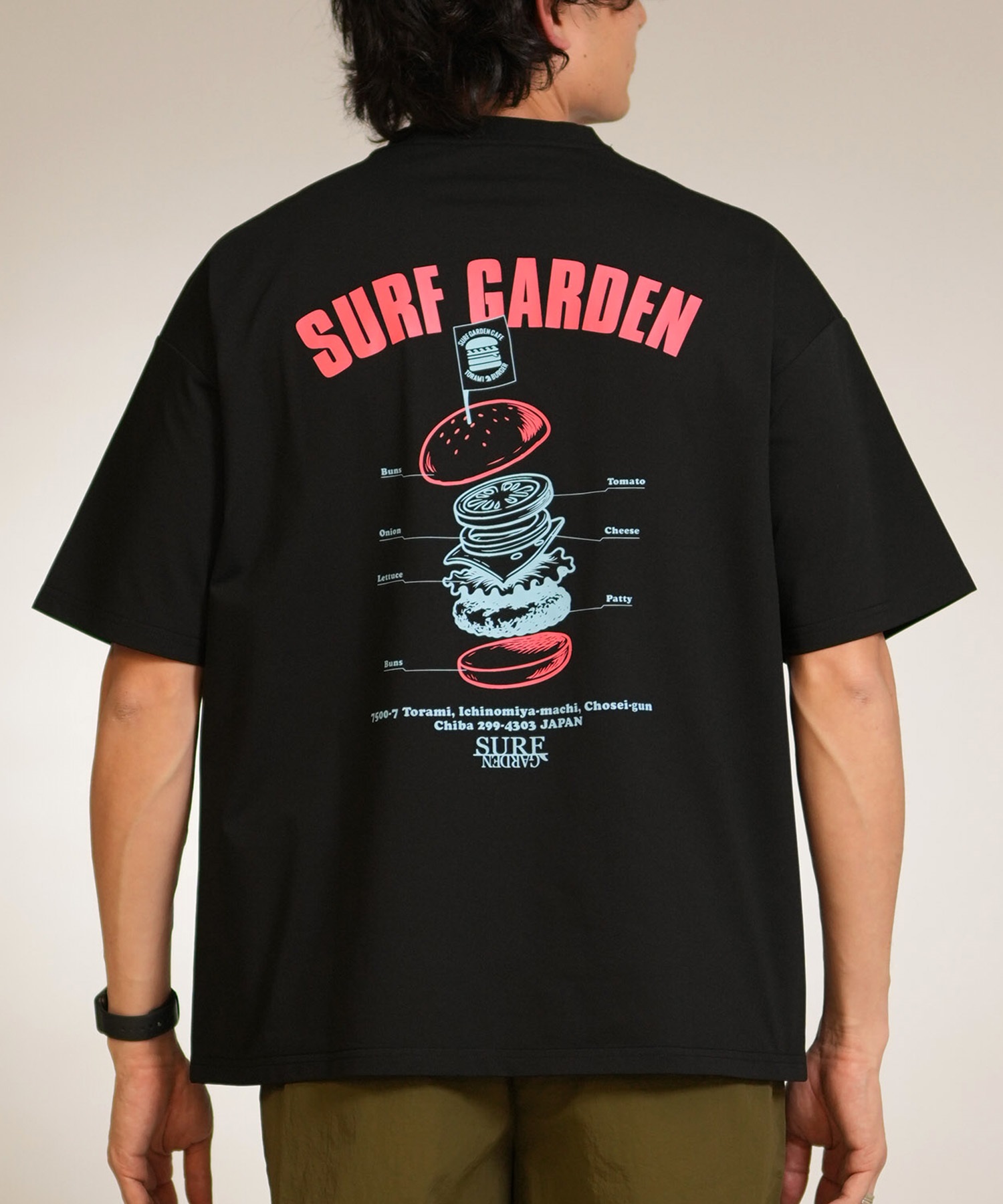 MA*RS　Sugar Gloss 黒半袖Tシャツ MURASAKI ムラサキ 半袖 Tシャツ メンズ バックプリント SG BURGER TEE