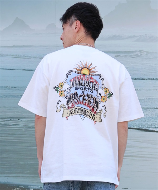 MURASAKI ムラサキ × LOST ロスト コラボレーション 半袖 Tシャツ メンズ M LM6S-2101  ムラサキスポーツ限定