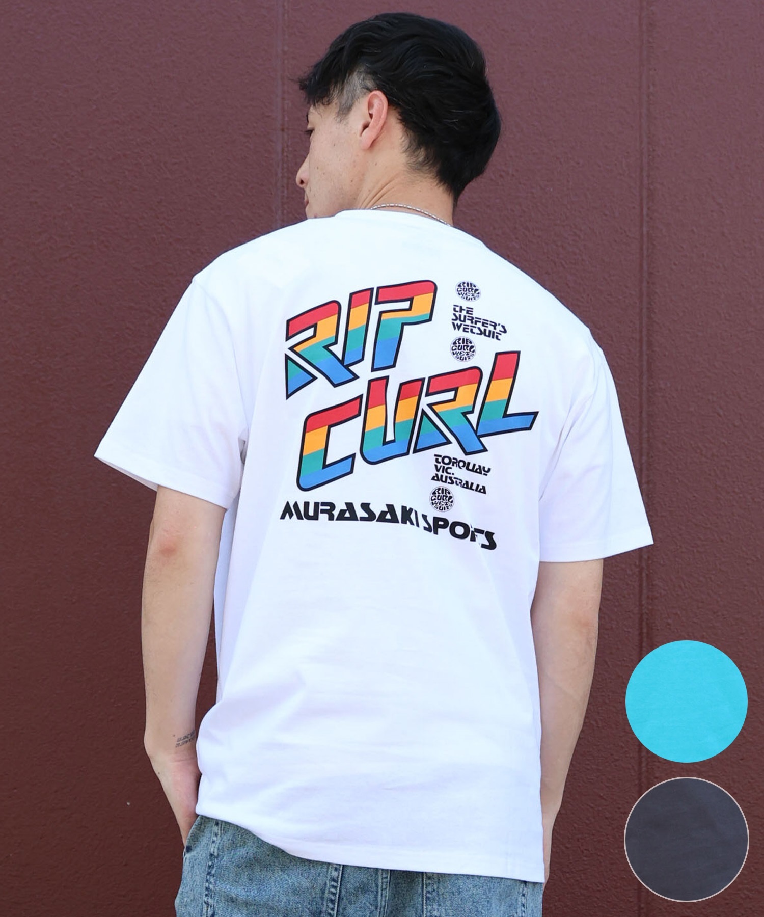 MURASAKI ムラサキ × RIPCURL リップカール コラボレーション 半袖 T