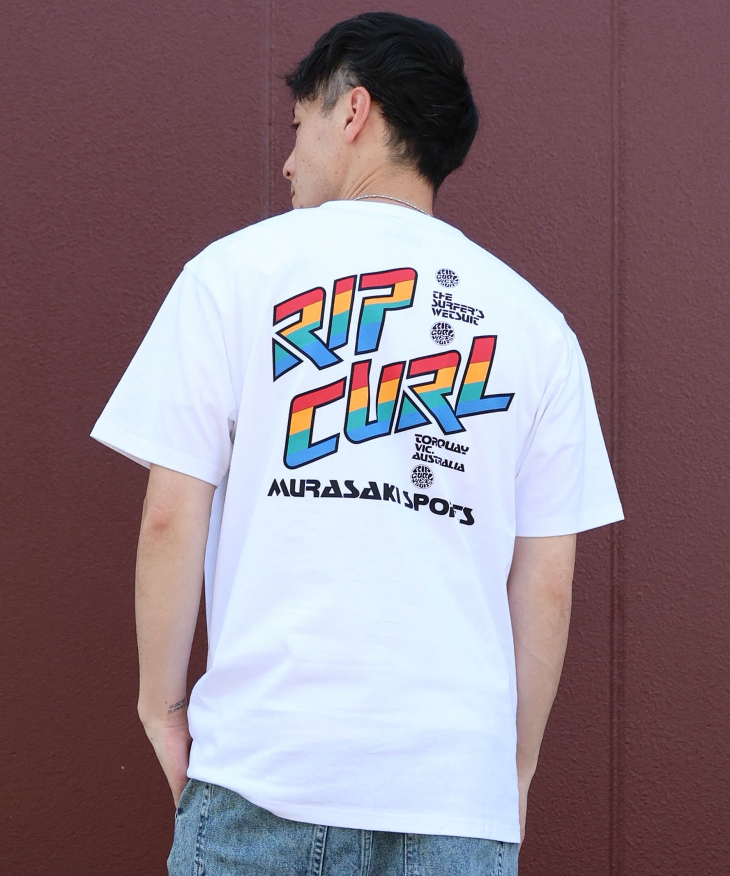MURASAKI ムラサキ × RIPCURL リップカール コラボレーション 半袖 T MURASAKI ムラサキ × RIPCURL リップカール コラボレーション 半袖 T