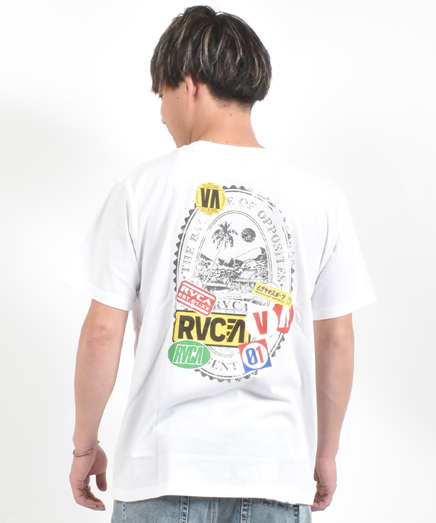 MURASAKI ムラサキ × RVCA ルーカ コラボレーション 半袖 Tシャツ
