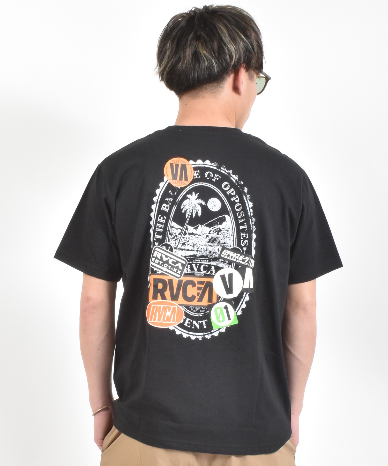 MURASAKI ムラサキ × RVCA ルーカ コラボレーション 半袖 Tシャツ